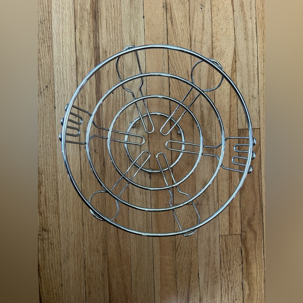 Simplistic Silver Utensil Decor Bowl